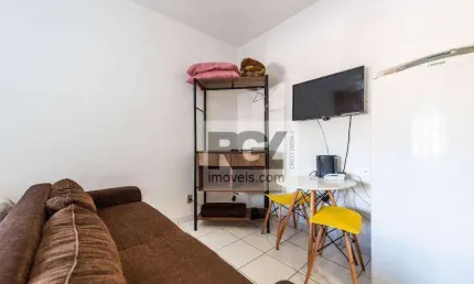 Kitnet com 1 dormitório para alugar, 31 m² por R$ 2.400,00/mês - Embaré - Santos/SP