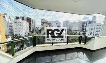 Apartamento com 4 suítes à venda, 455 m² por R$ 3.200.000 - Embaré - Santos/SP