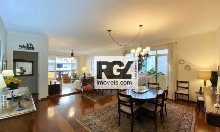 Apartamento com 4 dormitórios à venda, 200 m² por R$ 1.800.000,00 - Embaré - Santos/SP