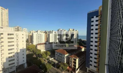 Apartamento com 2 dormitórios para alugar, 98 m² por r$ 4.500,00/mês - boqueirão - santos/sp