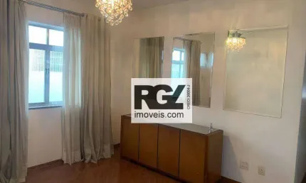 Apartamento com 3 dormitórios para alugar, 91 m² por R$ 3.500,00/mês - Ponta da Praia - Santos/SP
