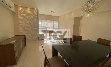Apartamento com 2 dormitórios para alugar, 109 m² por R$ 7.800,00/mês - Gonzaga - Santos/SP