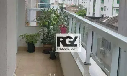 Apartamento com 2 dormitórios à venda, 74 m² por r$ 689.000,00 - josé menino - santos/sp