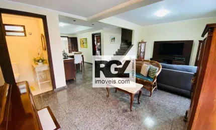 Sobrado com 3 dormitórios à venda, 169 m² - Boqueirão - Santos/SP