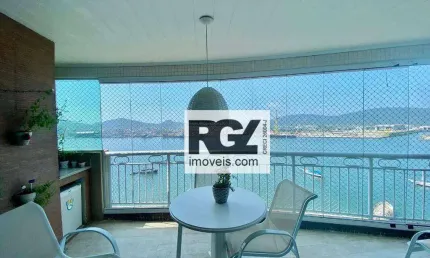 Apartamento para alugar, 199 m² por R$ 15.000,00/mês - Ponta da Praia - Santos/SP