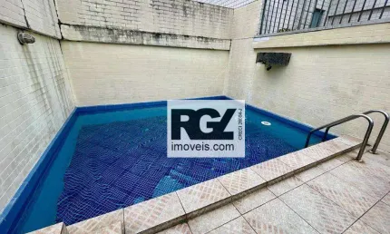 Cobertura com piscina, 3 dormitórios à venda, 309 m² por R$ 1.650.000 - Ponta da Praia - Santos/SP