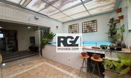 Casa com 4 dormitórios à venda, 270 m² por R$ 1.530.000,00 - Embaré - Santos/SP