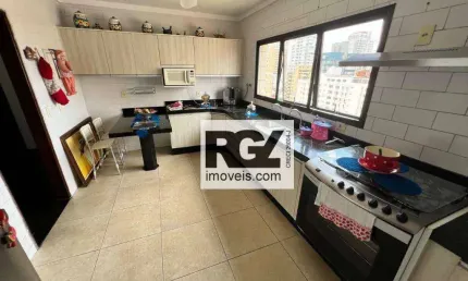 Cobertura com 4 dormitórios para alugar, 265 m² por R$ 10.000,00/mês - Vila Belmiro - Santos/SP