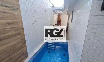 Casa com 3 dormitórios à venda, 117 m² por R$ 1.335.000,00 - Aparecida - Santos/SP