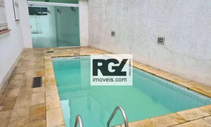 Sobrado à venda, 280 m² por r$ 4.000.000,00 - ponta da praia - santos/sp