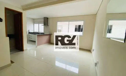 Sobrado com 2 dormitórios à venda, 90 m² por r$ 570.000,00 - estuário - santos/sp