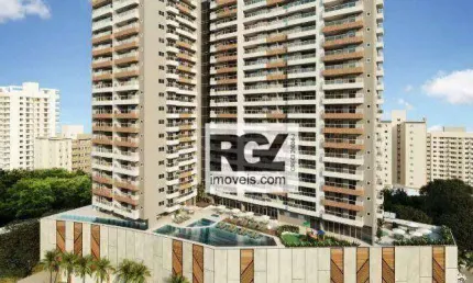 Apartamento com 2 dormitórios à venda, 72 m² por r$ 725.000,00 - encruzilhada - santos/sp