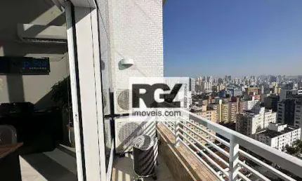 Sala à venda, 70 m² por r$ 530.000,00 - vila matias - santos/sp