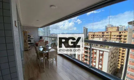 Apartamento no Ipê da Praia com 3 dormitórios à venda, 158 m² por R$ 2.700.000 - Embaré - Santos/SP