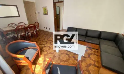 Apartamento com 3 dormitórios para alugar, 118 m² por r$ 4.580,00/mês - gonzaga - santos/sp