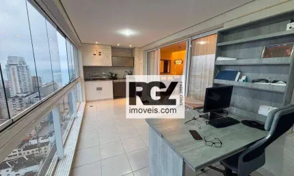 Apartamento com 3 dormitórios à venda, 155 m² por r$ 2.190.000,00 - embaré - santos/sp