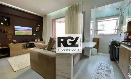 Apartamento com 1 dormitório à venda, 40 m² por R$ 750.000,00 - Boqueirão - Santos/SP