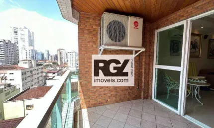 Apartamento com 2 dormitórios para alugar, 116 m² por r$ 7.900,00/mês - embaré - santos/sp
