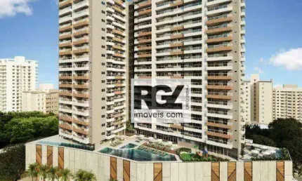 Apartamento com 2 dormitórios à venda, 72 m² por R$ 719.000,00 - Encruzilhada - Santos/SP
