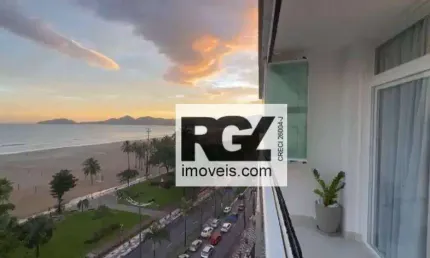Apartamento com 3 dormitórios à venda, 180 m² por r$ 2.550.000,00 - gonzaga - santos/sp
