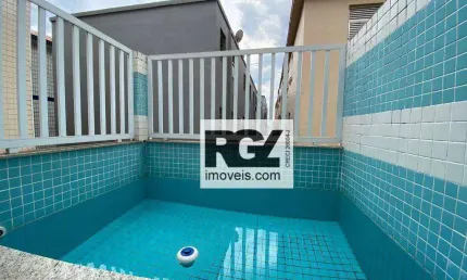 Casa com 3 dormitórios à venda, 156 m² por r$ 1.150.000,00 - embaré - santos/sp