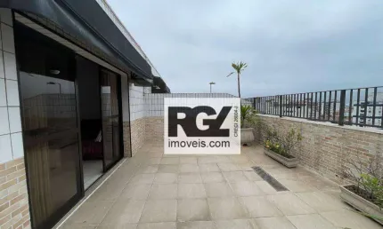 Cobertura com 2 dormitórios à venda, 130 m² por R$ 700.000,00 - Aparecida - Santos/SP