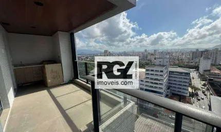 Apartamento com 1 dormitório à venda, 54 m² por r$ 850.000,00 - boqueirão - santos/sp
