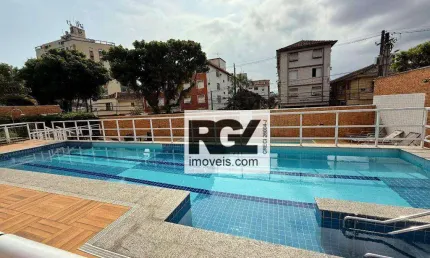 Apartamento com 1 dormitório à venda, 49 m² por r$ 530.000,00 - macuco - santos/sp