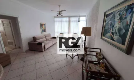 Apartamento para alugar, 98 m² por r$ 7.000,00/mês - embaré - santos/sp
