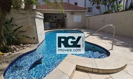 Sobrado com 4 dormitórios à venda, 315 m² por R$ 2.650.000,00 - Campo Grande - Santos/SP