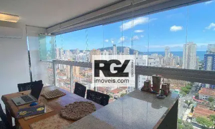 Apartamento com 4 dormitórios à venda, 132 m² por R$ 1.840.000,00 - Embaré - Santos/SP