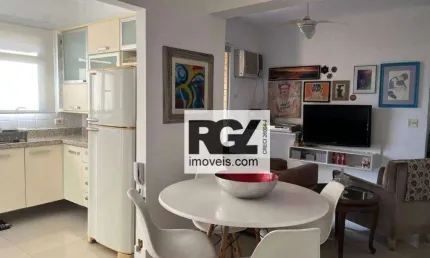 Apartamento com 1 dormitório à venda, 60 m² por R$ 719.000,00 - Aparecida - Santos/SP