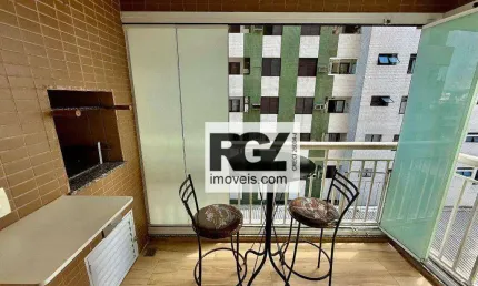 Apartamento com 2 dormitórios à venda, 64 m² por r$ 600.000,00 - estuário - santos/sp