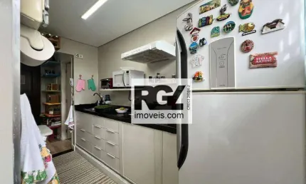Apartamento com 1 dormitório à venda, 40 m² por r$ 332.000,00 - pompéia - santos/sp