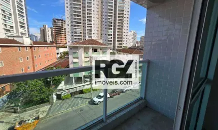 Apartamento com 2 dormitórios para alugar, 68 m² por R$ 4.000,00/mês - Marapé - Santos/SP