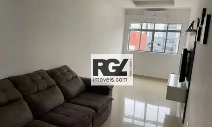 Apartamento com 2 dormitórios à venda, 93 m² por r$ 530.000,00 - vila matias - santos/sp