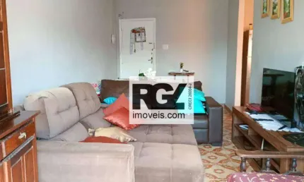 Apartamento com 2 dormitórios à venda, 74 m² por r$ 250.000,00 - vila mathias - santos/sp