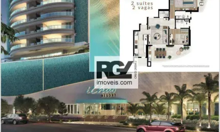 Apartamento com 2 dormitórios à venda, 113 m² por R$ 2.000.000,00 - Ponta da Praia - Santos/SP