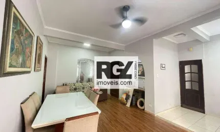 Apartamento com 2 dormitórios à venda, 92 m² por R$ 650.000,00 - Aparecida - Santos/SP