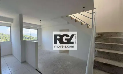 Cobertura com 3 dormitórios à venda, 125 m² por R$ 657.200,00 - Morro de Nova Cintra - Santos/SP