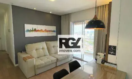 Apartamento com 2 dormitórios à venda, 67 m² por r$ 667.000,00 - estuário - santos/sp