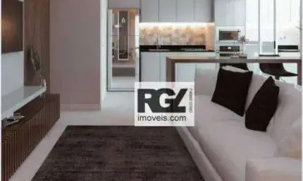 Apartamento com 2 dormitórios à venda, 65 m² por R$ 619.000,00 - Estuário - Santos/SP