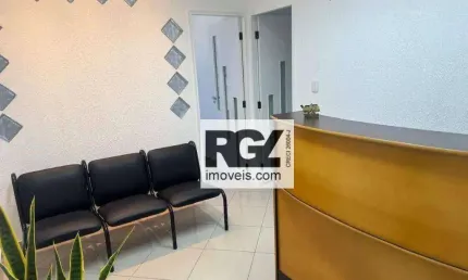 Conjunto para alugar, 70 m² por r$ 5.500,00/mês - aparecida - santos/sp