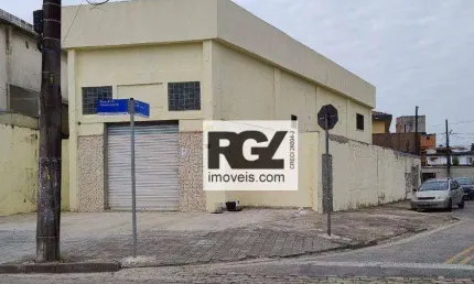 Galpão, 305 m² - venda por r$ 2.200.000,00 ou aluguel por r$ 12.614,07/mês - macuco - santos/sp