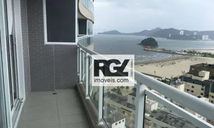 Apartamento com 1 dormitório para alugar, 52 m² por R$ 5.800,00/mês - Pompéia - Santos/SP