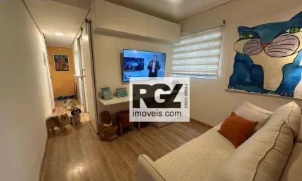 Apartamento com 1 dormitório à venda, 47 m² por r$ 400.000,00 - ponta da praia - santos/sp