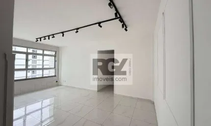 Apartamento com 2 dormitórios para alugar, 109 m² por r$ 4.500,00/ano - marapé - santos/sp