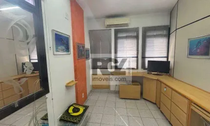 Sala para alugar, 65 m² por r$ 2.500,00/mês - gonzaga - santos/sp