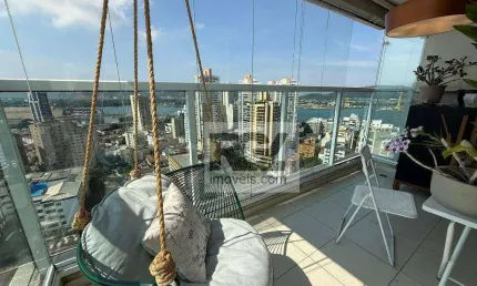 Apartamento no maralta com 2 dormitórios à venda, 77 m² por r$ 1.240.000 - ponta da praia - santos/sp