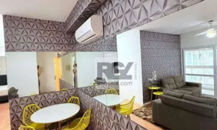 Apartamento à venda, 80 m² por r$ 1.055.000,00 - gonzaga - santos/sp